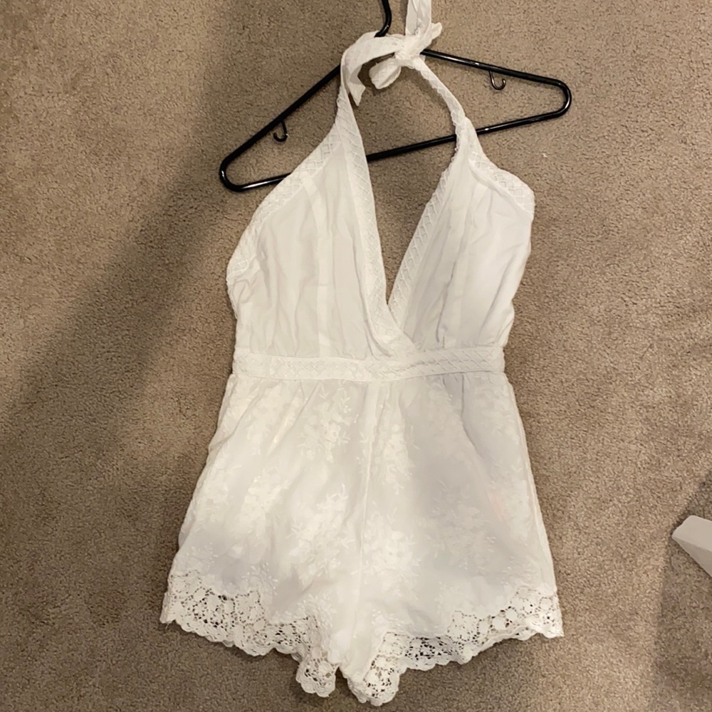 Minkpink white romper